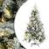 vidaXL Lights Snow Green/White Juletræ 195cm