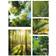 Art for the Home Silence Green Décoration Murale 60x80cm 5pcs