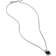 David Yurman Chatelaine Bezel Pendant Necklace - Silver/Onyx/Diamonds