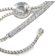 John Hardy Pull Through Station Bracelet - Silver/Moonstone