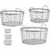 Gift Decor Metal Round Basket 40cm 3pcs