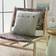 Safavieh Kensing Complete Decoration Pillows White, Black (45.72x45.72cm)