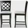 Baxton Studio Alora Bar Stool 108cm 2pcs