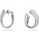 Swarovski Exist Small Hoop Earrings - Silver/Transparent