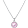 Swarovski June Birthstone Pendant Necklace - Silver/Transparent/Pink