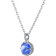 Swarovski September Birthstone Pendant Necklace - Silver/Transparent/Blue