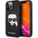 Karl Lagerfeld Ikonik Patch & Metal Logo Wallet Case for iPhone 13 Pro