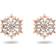 Swarovski Magic Stud Earrings - Rose Gold/Transparent