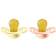 Bibs Supreme Natural Rubber Size 2: 6 months tétine Haze Blossom 2 pcs