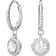 Swarovski Constella Drop Earrings - Silver/Transparent