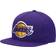 Mitchell & Ness Los Angeles Lakers Team Ground Snapback Hat Men - Purple