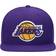 Mitchell & Ness Los Angeles Lakers Team Ground Snapback Hat Men - Purple