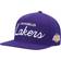 Mitchell & Ness Los Angeles Lakers Hardwood Classics Vintage Script Snapback Hat Men - Purple