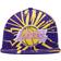 Mitchell & Ness Los Angeles Lakers Hardwood Classics Earthquake Snapback Hat Men - Purple