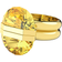 Swarovski Lucent Ring - Gold/Yellow