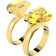 Swarovski Lucent Ring - Gold/Yellow