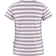 Tierra Hempy Striped Tee - Sea Fog/White