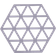 Zone Denmark Triangles Lilac Grytunderlägg