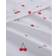 Poppy & Fritz Cherries Bed Sheet Red, White (243.84x205.74cm)