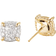 David Yurman Chatelaine Stud Earrings - Gold/Diamonds