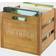 Victrola Wooden Record Crate Förvaringslåda
