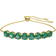 Swarovski Exalta Bracelet - Gold/Green