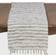 Saro Lifestyle Les Fetes Chindi Tablecloth Silver (182.88x40.64)