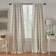 Elrene Brighton Room Darkening Window Curtain Panel in Linen 132.08x241.3cm