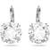 Swarovski Millenia Round Cut Drop Earrings - Silver/Transparent