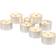 Stonebriar Collection 8hr Long Burning Tea Light Unscented White Candle 2" 50pcs