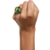 Swarovski Numina Octagon Cut Ring - Gold/Green/Transparent