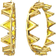 Swarovski Ortyx Triangle Cut Hoop Earrings - Gold/Yellow