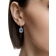 Swarovski Millenia Octagon Cut Drop Earrings - Silver/Blue/Transparent