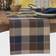 Saro Lifestyle Harvest Plaid Tablecloth Brown (182.88x40.64)