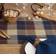 Saro Lifestyle Harvest Plaid Tablecloth Brown (182.88x40.64)