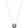 Swarovski Bella V Pendant Necklace - Rose Gold/Transparent/Grey