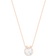 Swarovski Bella V Pendant Necklace - Rose Gold/Transparent