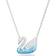 Swarovski Iconic Swan Pendant Necklace - Silver/Blue/Transparent