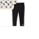 Calvin Klein Top and Pant Set - Ivory/Black