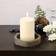 Stonebriar Collection Pillar Ivory Candle 9.8" 6pcs