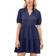 CeCe Women's Tiered V-Neck Babydoll Dress - Classic Navy