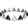 Swarovski Ortyx Bracelet - Silver/Black/Transparent