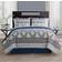 VCNY Home Beckham Bed Linen Blue (218.4x193cm)