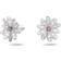 Swarovski Eternal Flower Stud Earrings - Silver/Pink/Transparent