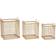 Hübsch Square Basket 38cm 3pcs
