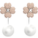 Swarovski Latisha Flower Earring - Silver/Pink/Pearls