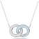 Swarovski Stone Necklace - Silver/Blue/Transparent