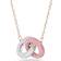 Swarovski Stone Necklace - Rose Gold/Pink/Transparent