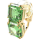 Swarovski Millenia Single Ear Cuff - Gold/Green