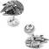 Cufflinks Inc Star Wars 3D Millennium Falcon Cufflinks - Silver